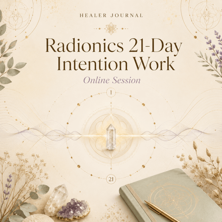 Radionics 21 gün niyet çalışması hizmet görseli